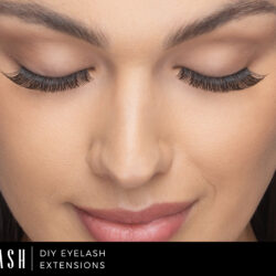 Descubra as Extensões Caseiras de Cílios. Deslumbre-se com seu visual de cílios com as Nanolash DIY Eyelash Extensions em 10 minutos!